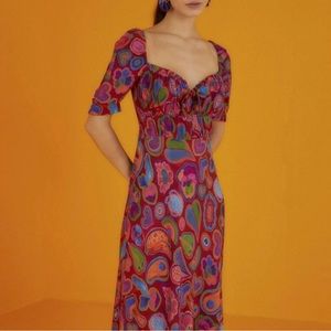 Farm Rio Lisa Midi Dress